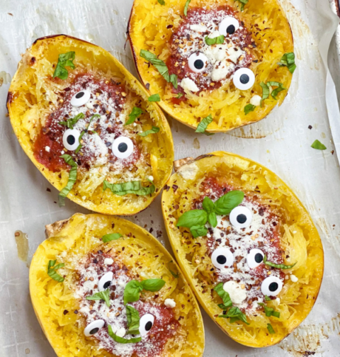 halloween spaghetti squash
