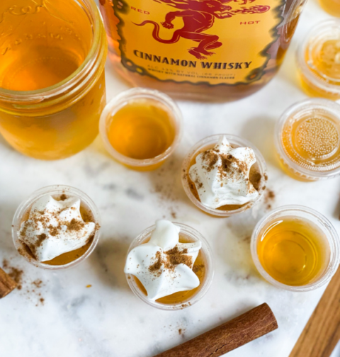 Homemade Apple Pie Jello Shots