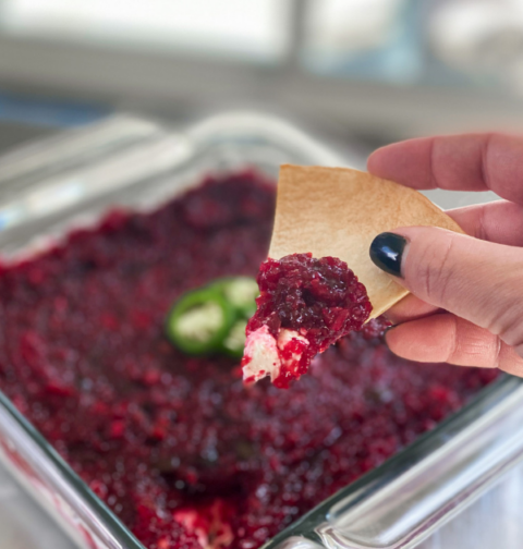 Holiday Cranberry Jalapeno Dip