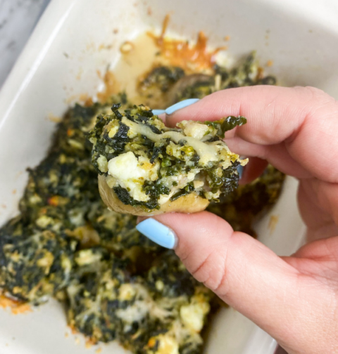 Spinach and Feta Stuffed Mushrooms