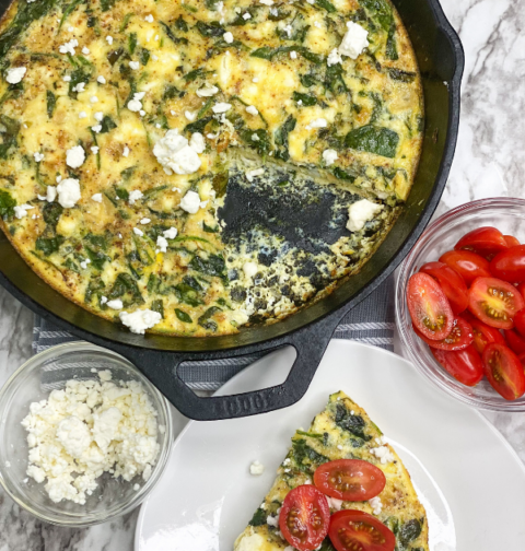 Spinach and Feta Frittata