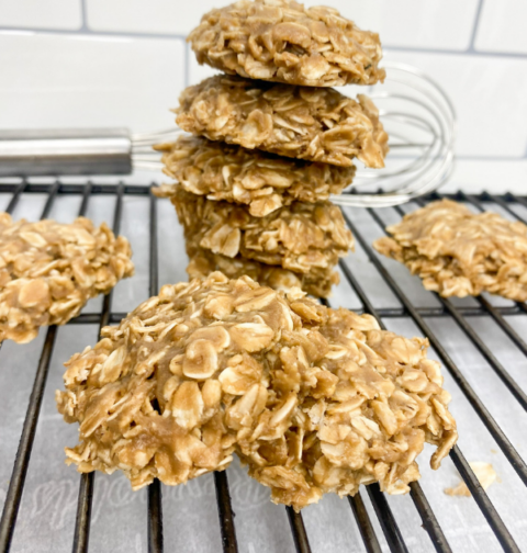No Bake Peanut Butter Oatmeal Cookies