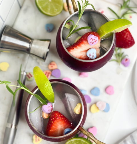 Valentine's Moscow Mules