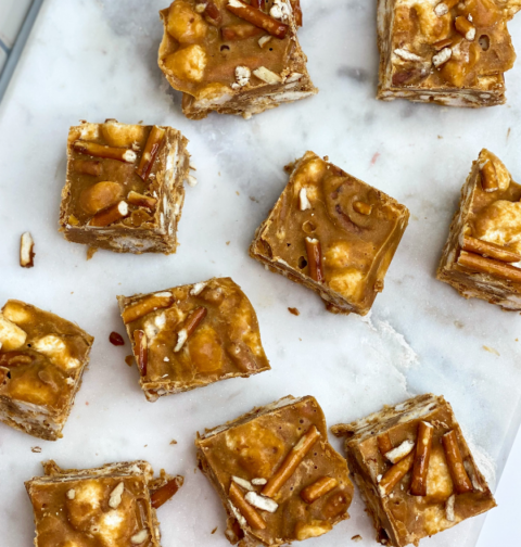 Sweet and Salty Butterscotch Bars