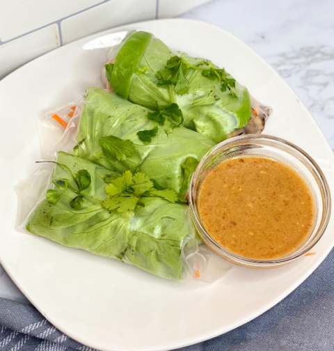 Fresh Chicken Spring Rolls
