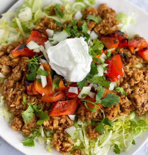 Loaded Enchilada Casserole Salad