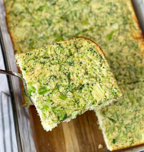Broccoli and Cheese Breakfast Casserole