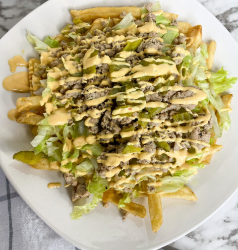 Macro Friendly Loaded French Fries