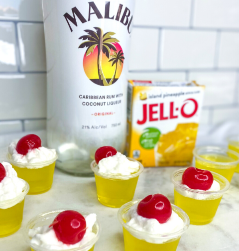 Pina Colada Jello Shots
