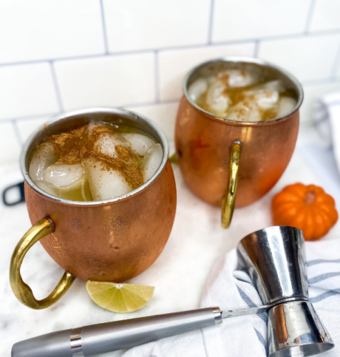 Low Calorie Pumpkin Pie Moscow Mule