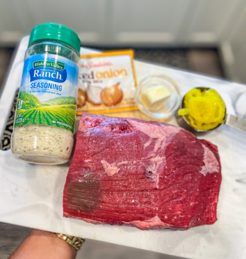 Slow Cooker Mississippi Pot Roast