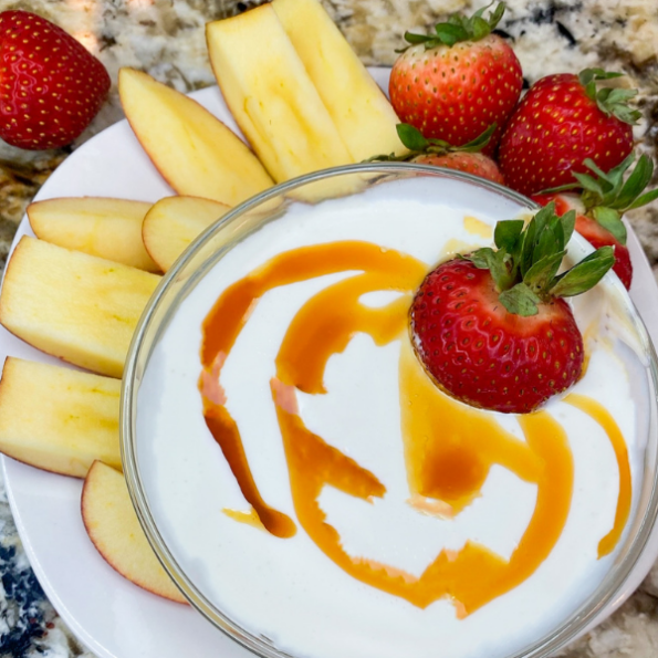 Whipped Cottage Cheese Fruit Dip