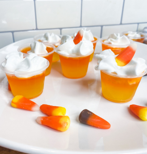 Candy Corn Jello Shots
