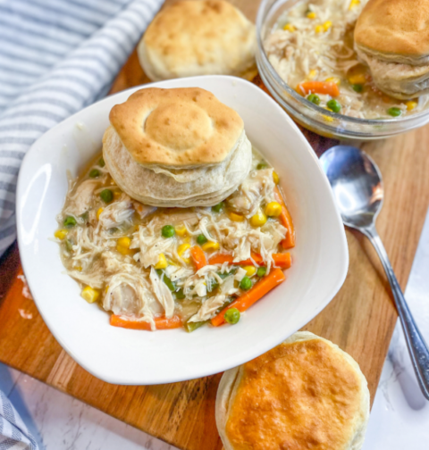 Crockpot Chicken Pot Pie Soup