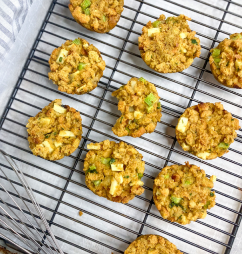 Cornbread Stuffing Muffins