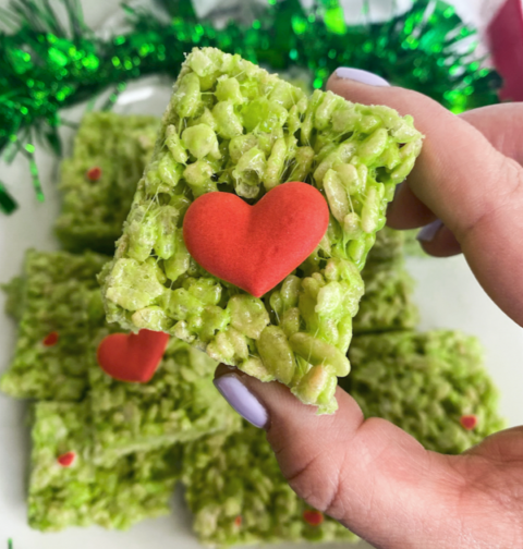 The Grinch Rice Krispies Treats