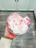 Strawberry Vanilla Protein Ice Cream