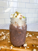Frugal Friday Chocolate Pistachio Overnight Oats
